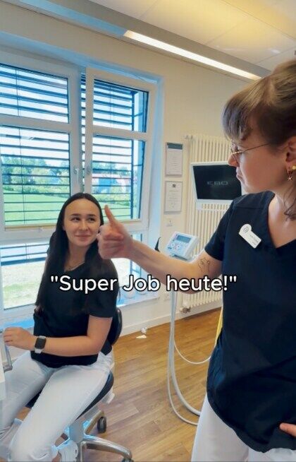 Danke, Trinkgeld? 👉👈#dentalexcellence #meiningen #zahnarztpraxis