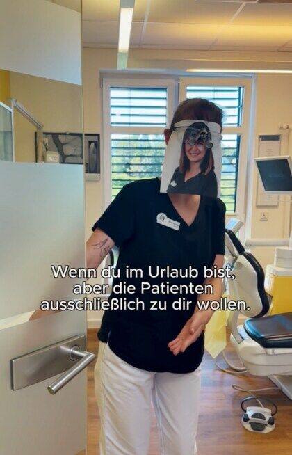 Gar kein Problem 💁‍♀️#dentalexcellence #meiningen #zahnarztpraxis #dentist